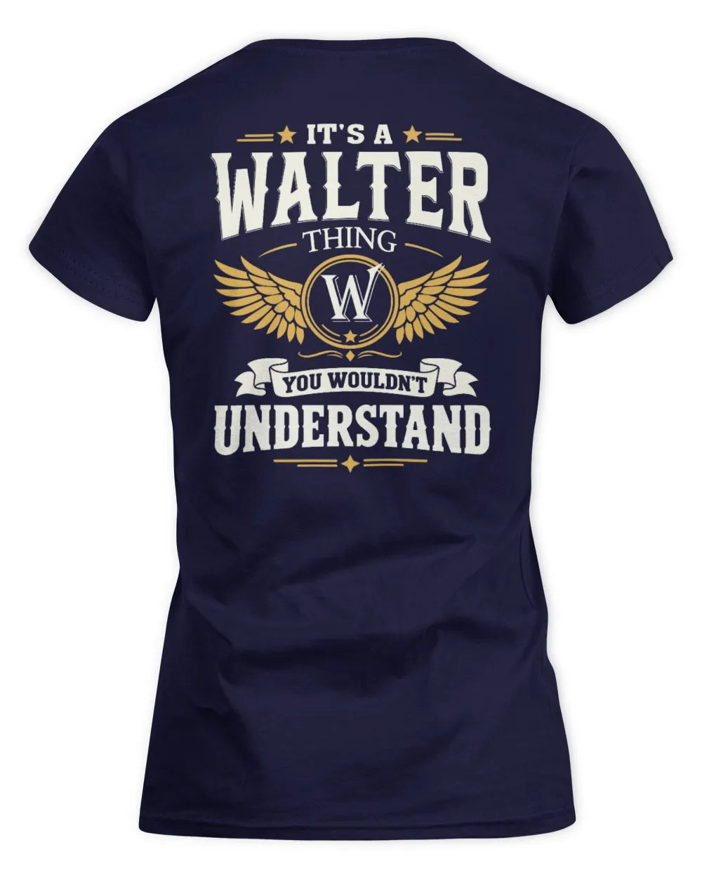 WALTER KT06-M008 It’s a [NAME] Thing – You Wouldn’t Understand | Personalized Vintage T-Shirt - Women's Standard T-Shirt - Navy
