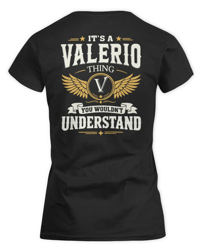 VALERIO KT06-M008 It’s a [NAME] Thing – You Wouldn’t Understand | Personalized Vintage T-Shirt - Women's Standard T-Shirt - Black