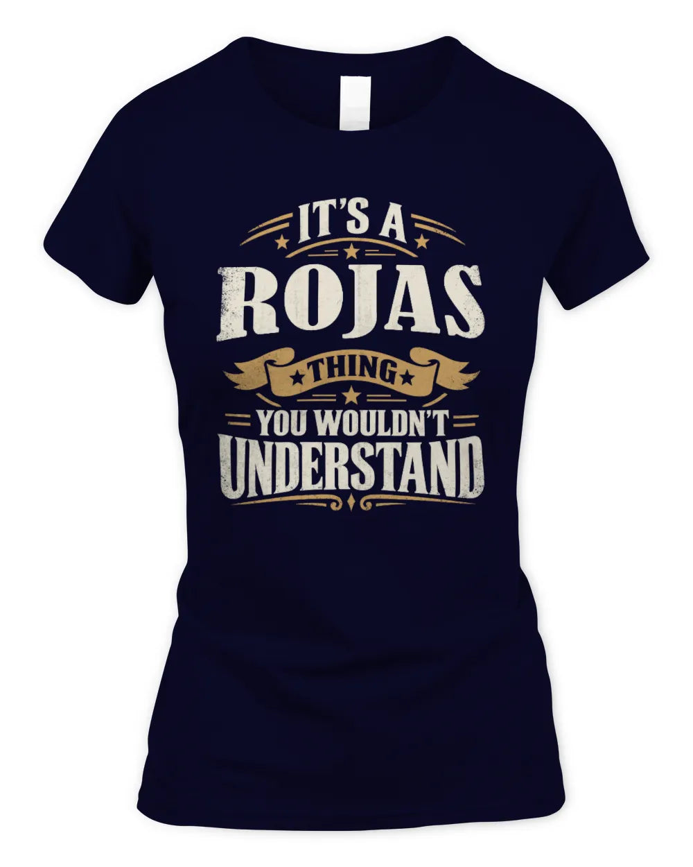 ROJAS P08 TH51 - Personalized “It’s a/an [NAME] Thing – You Wouldn’t Understand” Shirt - Women's Standard T-Shirt - Navy