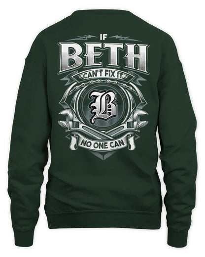 BETH AP81-K4-626 - Personalized Ahmed Quote Apparel “If Ahmed Can't Fix It, No One Can” - Unisex Sweatshirt - Forest Green