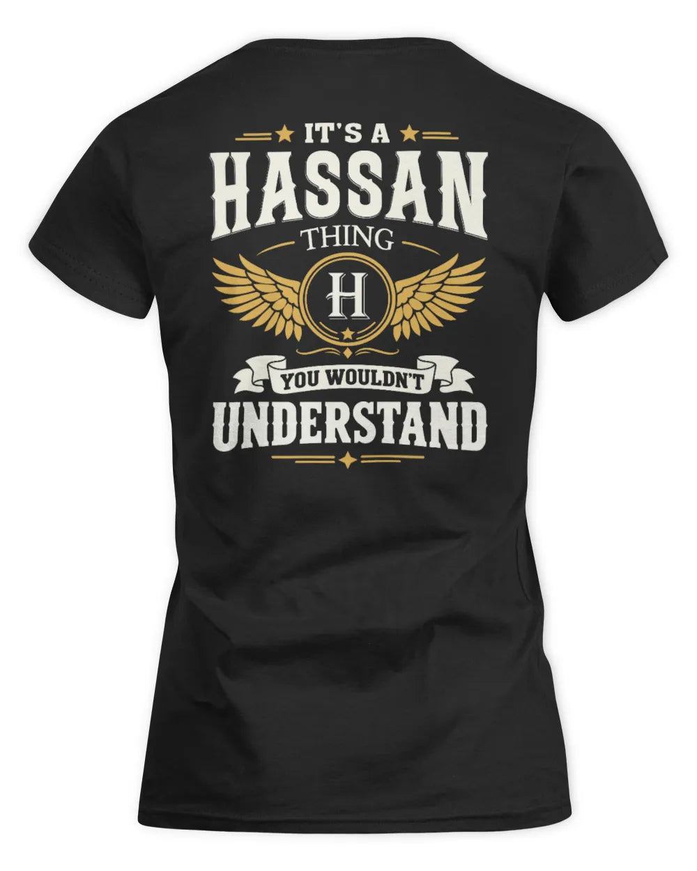 HASSAN KT06-M008 It’s a [NAME] Thing – You Wouldn’t Understand | Personalized Vintage T-Shirt - Women's Standard T-Shirt - Black