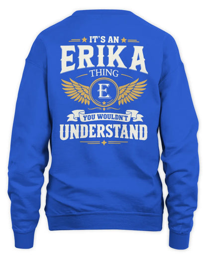 ERIKA KT06-M008 It’s a [NAME] Thing – You Wouldn’t Understand | Personalized Vintage T-Shirt - Unisex Sweatshirt - Royal