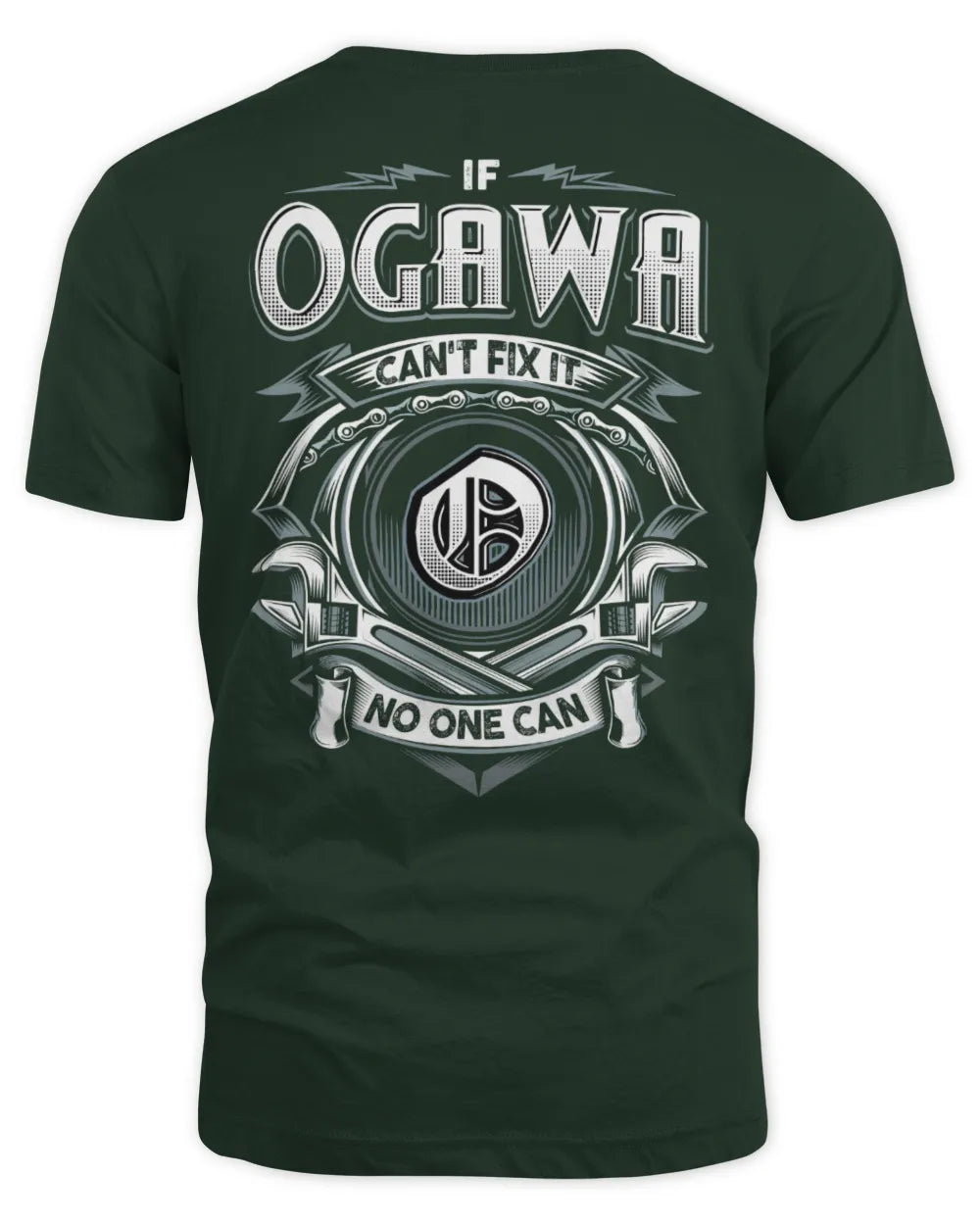 OGAWA AP81-K4-626 - Personalized Ahmed Quote Apparel “If Ahmed Can't Fix It, No One Can” - Unisex Standard T-Shirt - Forest Green