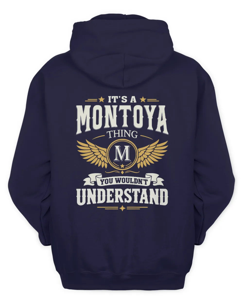 MONTOYA KT06-M008 It’s a [NAME] Thing – You Wouldn’t Understand | Personalized Vintage T-Shirt - Unisex Hoodie - Navy