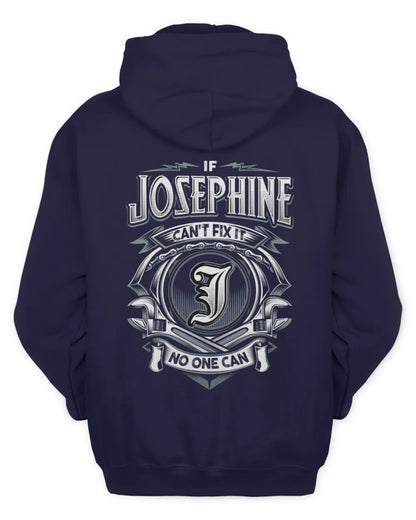 JOSEPHINE AP81-K4-626 - Personalized Ahmed Quote Apparel “If Ahmed Can't Fix It, No One Can” - Unisex Hoodie - Navy