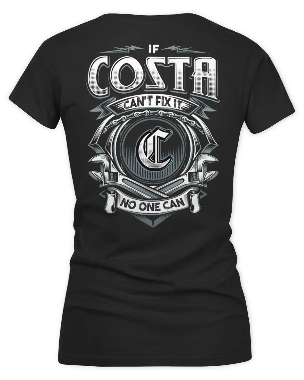 COSTA AP81-K4-626 - Personalized Ahmed Quote Apparel “If Ahmed Can't Fix It, No One Can” - Women's V-Neck T-Shirt - Black