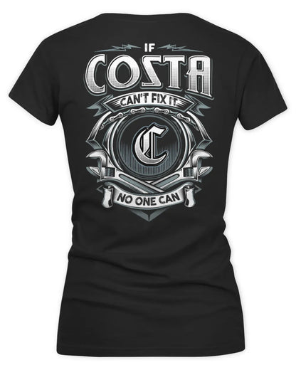COSTA AP81-K4-626 - Personalized Ahmed Quote Apparel “If Ahmed Can't Fix It, No One Can” - Women's V-Neck T-Shirt - Black