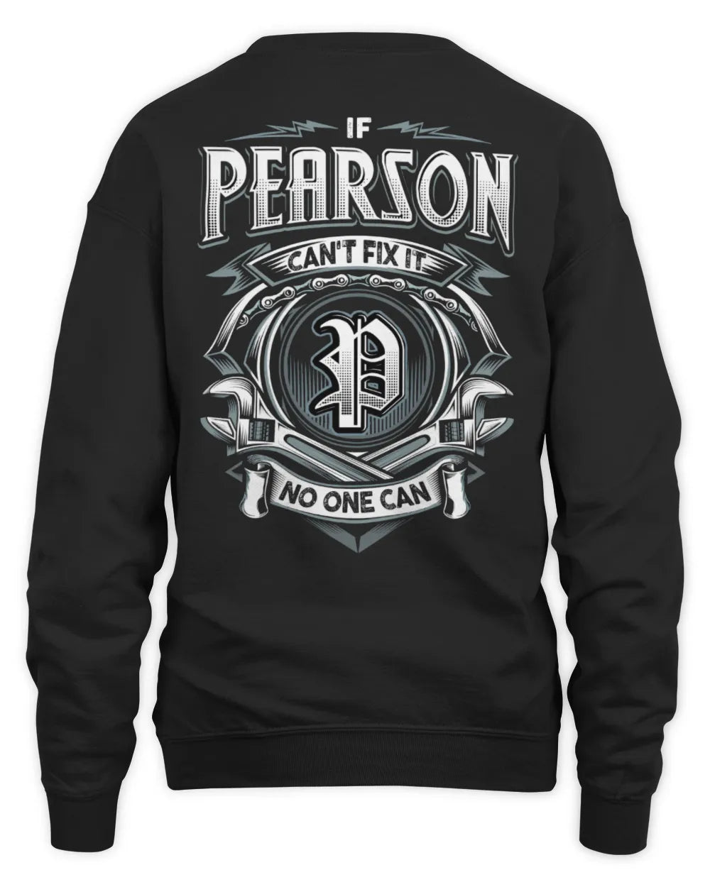 PEARSON AP81-K4-626 - Personalized Ahmed Quote Apparel “If Ahmed Can't Fix It, No One Can” - Unisex Sweatshirt - Black