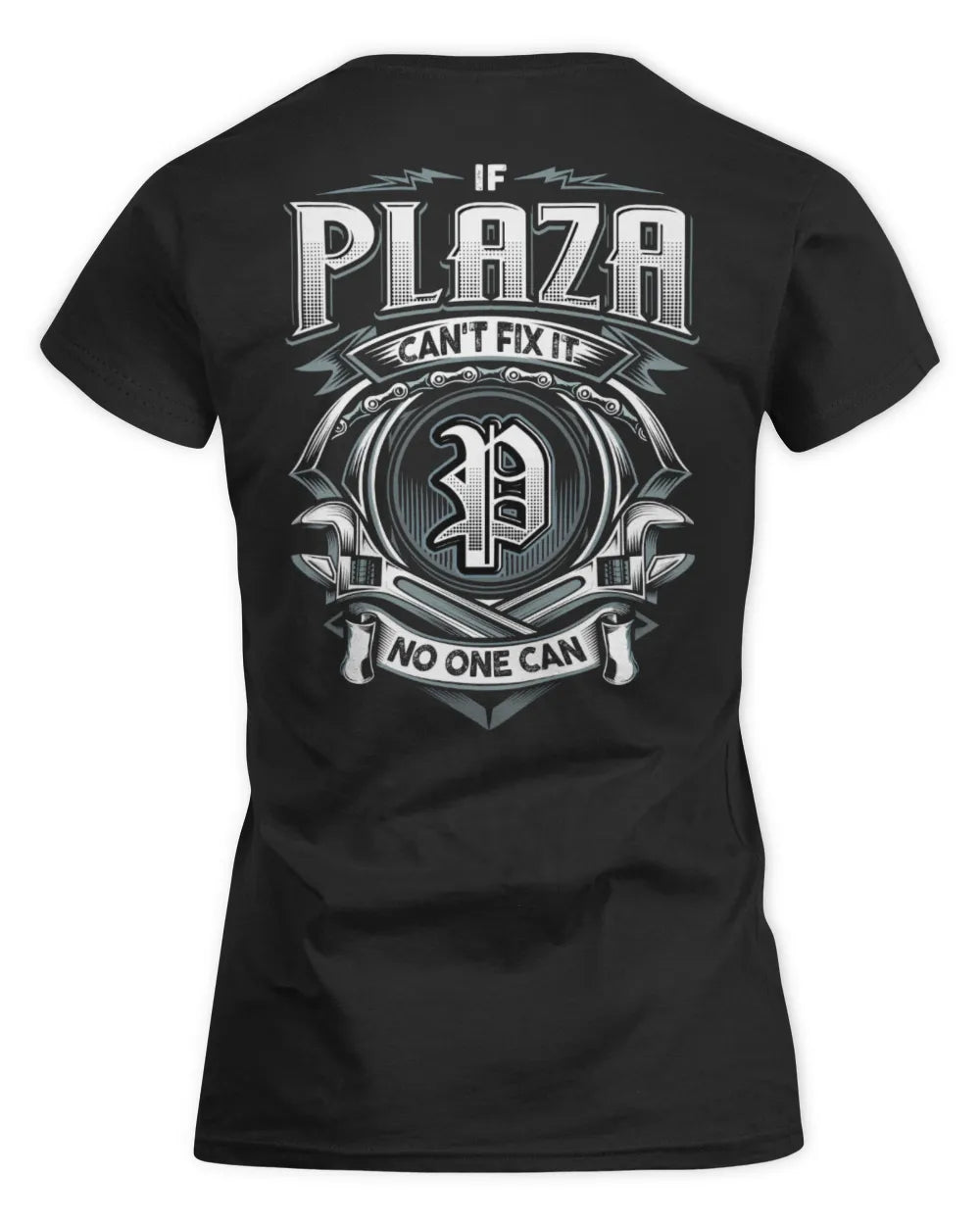 PLAZA AP81-K4-626 - Personalized Ahmed Quote Apparel “If Ahmed Can't Fix It, No One Can” - Women's Standard T-Shirt - Black
