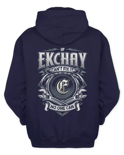 EKCHAY AP81-K4-626 - Personalized Ahmed Quote Apparel “If Ahmed Can't Fix It, No One Can” - Unisex Hoodie - Navy