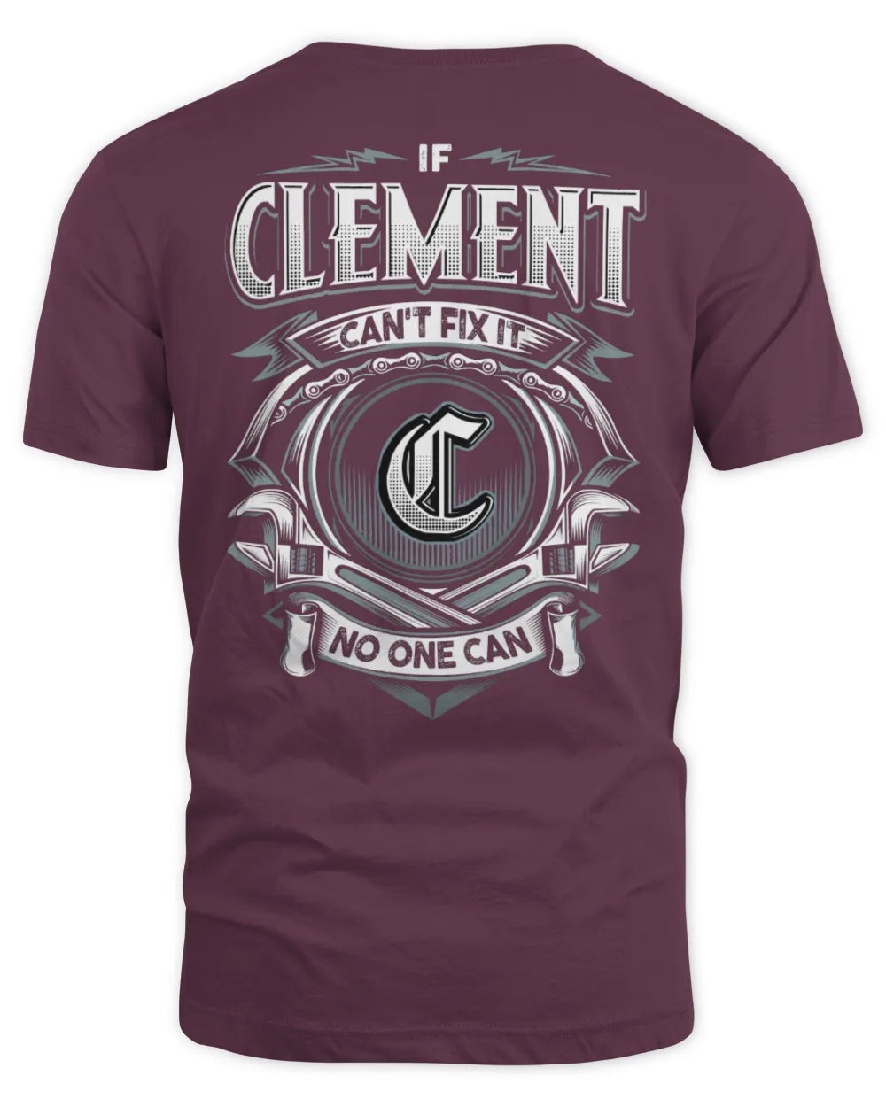 CLEMENT AP81-K4-626 - Personalized Ahmed Quote Apparel “If Ahmed Can't Fix It, No One Can” - Unisex Standard T-Shirt - Maroon