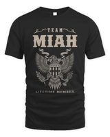 MIAH TP06-K82 – Personalized Classic Style Apparel “Team NAME Lifetime Member” - Unisex Standard T-Shirt - Black