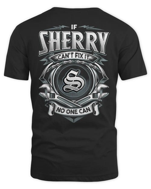SHERRY AP81-K4-626 - Personalized Ahmed Quote Apparel “If Ahmed Can't Fix It, No One Can” - Unisex Standard T-Shirt - Black