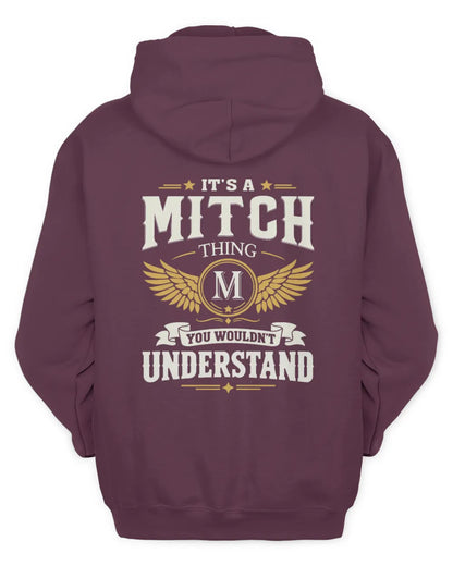 MITCH KT06-M008 It’s a [NAME] Thing – You Wouldn’t Understand | Personalized Vintage T-Shirt - Unisex Hoodie - Maroon