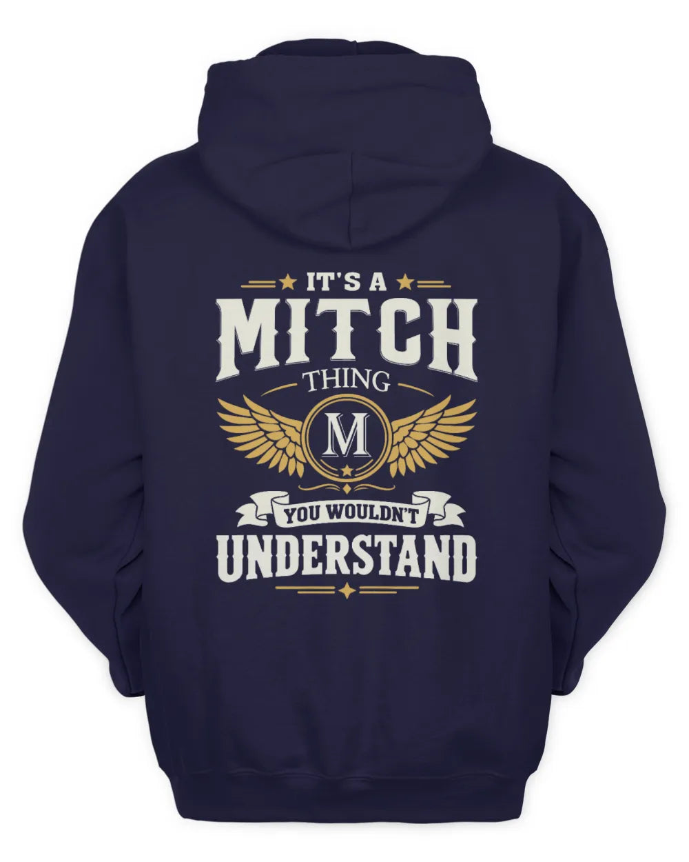 MITCH KT06-M008 It’s a [NAME] Thing – You Wouldn’t Understand | Personalized Vintage T-Shirt - Unisex Hoodie - Navy