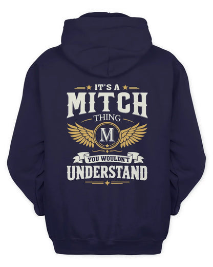 MITCH KT06-M008 It’s a [NAME] Thing – You Wouldn’t Understand | Personalized Vintage T-Shirt - Unisex Hoodie - Navy