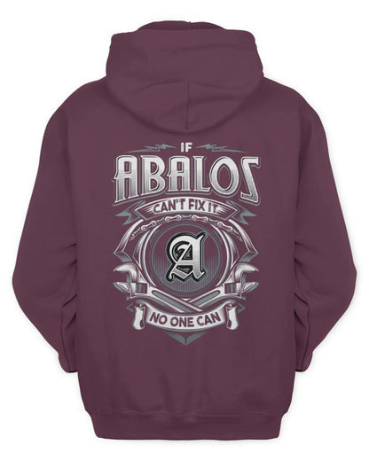 ABALOS AP81-K4-626 - Personalized Ahmed Quote Apparel “If Ahmed Can't Fix It, No One Can” - Unisex Hoodie - Maroon