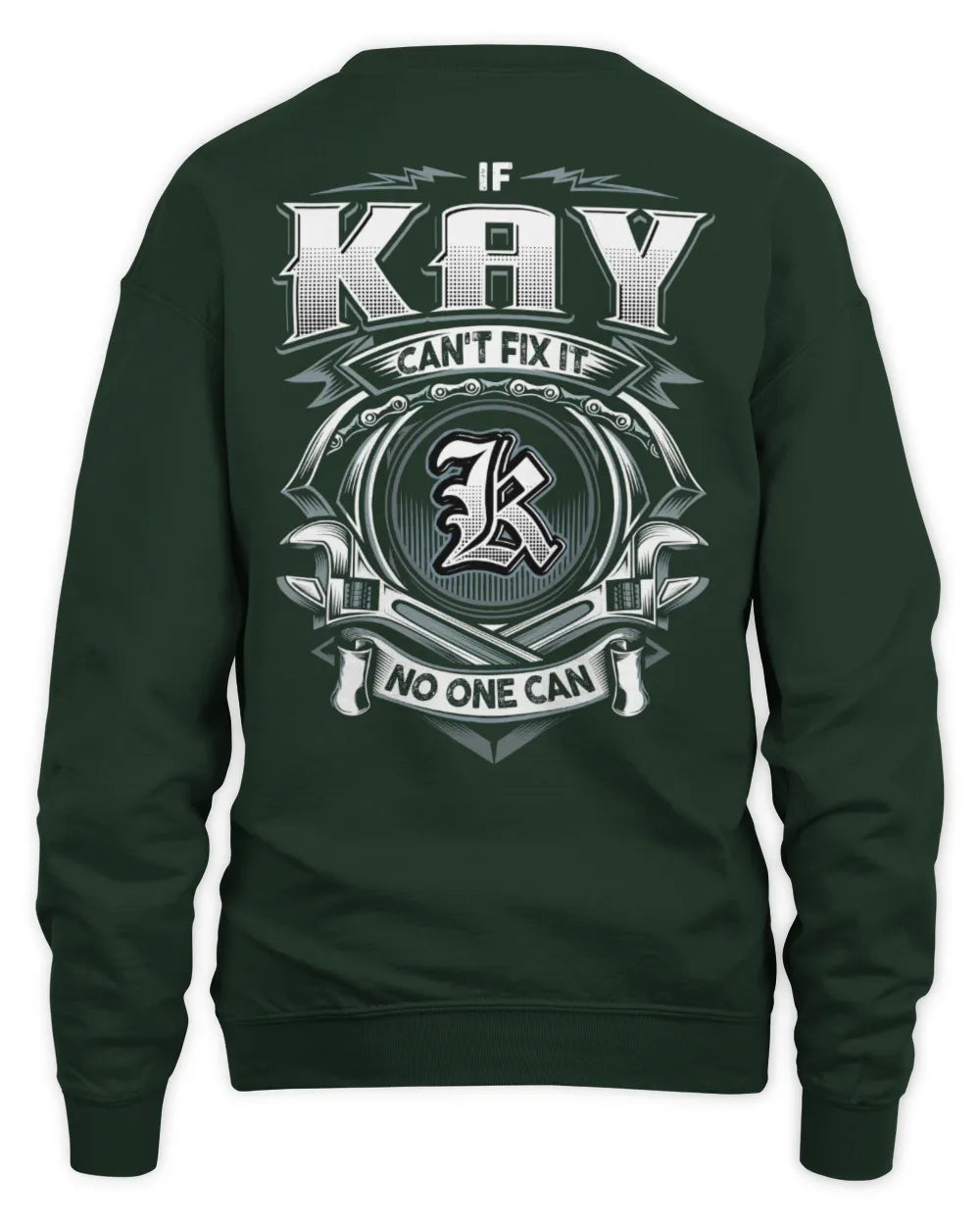 KAY AP81-K4-626 - Personalized Ahmed Quote Apparel “If Ahmed Can't Fix It, No One Can” - Unisex Sweatshirt - Forest Green