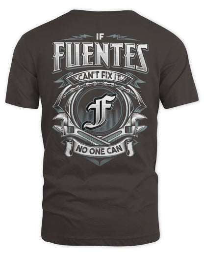 FUENTES AP81-K4-626 - Personalized Ahmed Quote Apparel “If Ahmed Can't Fix It, No One Can” - Unisex Standard T-Shirt - Dark Chocolate