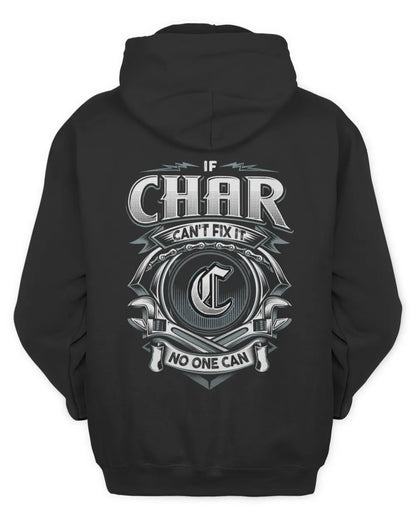 CHAR AP81-K4-626 - Personalized Ahmed Quote Apparel “If Ahmed Can't Fix It, No One Can” - Unisex Hoodie - Black