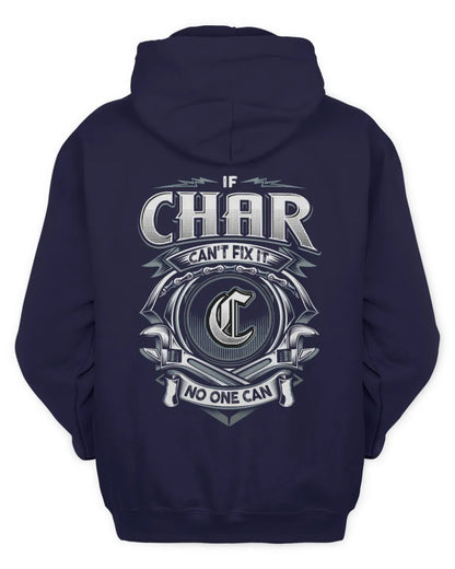 CHAR AP81-K4-626 - Personalized Ahmed Quote Apparel “If Ahmed Can't Fix It, No One Can” - Unisex Hoodie - Navy