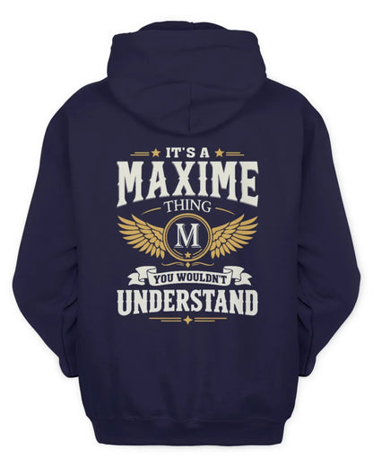 MAXIME KT06-M008 It’s a [NAME] Thing – You Wouldn’t Understand | Personalized Vintage T-Shirt - Unisex Hoodie - Navy