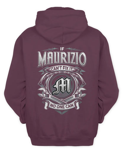 MAURIZIO AP81-K4-626 - Personalized Ahmed Quote Apparel “If Ahmed Can't Fix It, No One Can” - Unisex Hoodie - Maroon