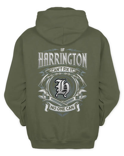 HARRINGTON AP81-K4-626 - Personalized Ahmed Quote Apparel “If Ahmed Can't Fix It, No One Can” - Unisex Hoodie - Military Green