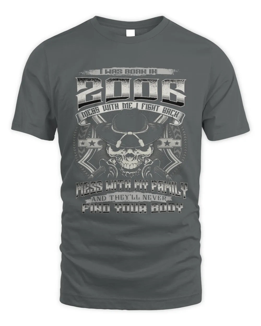 2006 HH89-K2 – Protective Family Quote T-Shirt - Unisex Standard T-Shirt - Charcoal