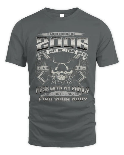 2006 HH89-K2 – Protective Family Quote T-Shirt - Unisex Standard T-Shirt - Charcoal