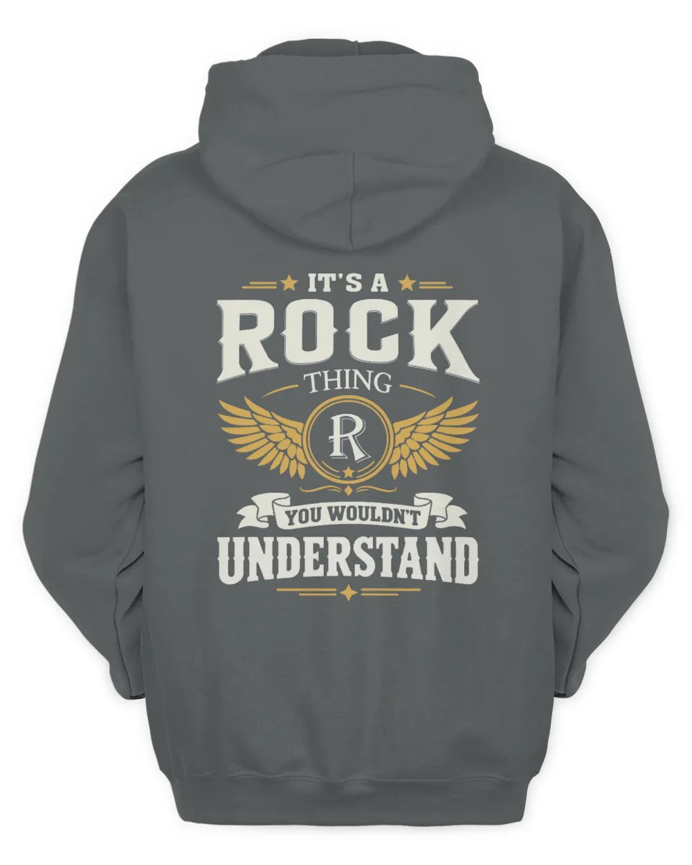 ROCK KT06-M008 It’s a [NAME] Thing – You Wouldn’t Understand | Personalized Vintage T-Shirt - Unisex Hoodie - Charcoal