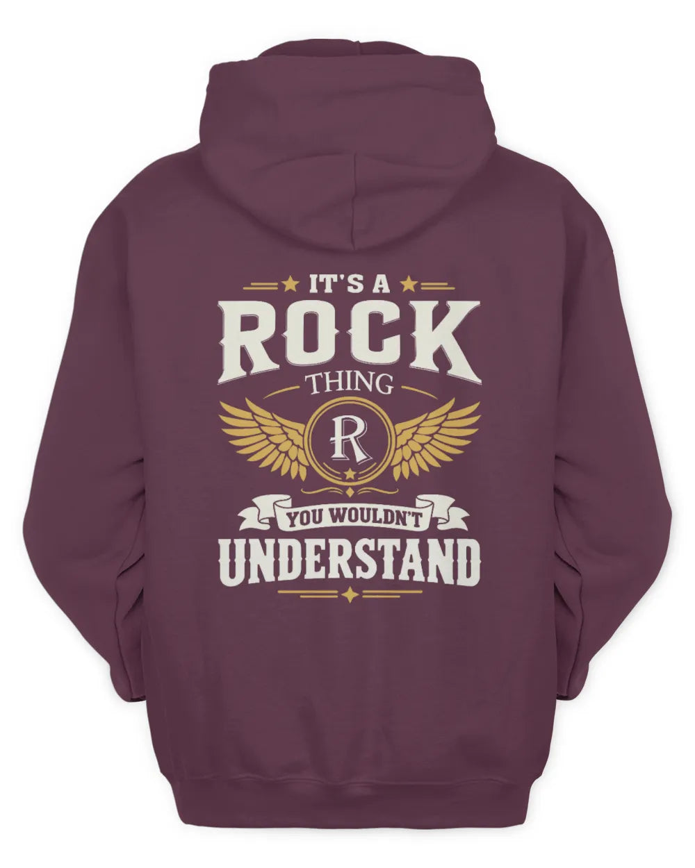 ROCK KT06-M008 It’s a [NAME] Thing – You Wouldn’t Understand | Personalized Vintage T-Shirt - Unisex Hoodie - Maroon