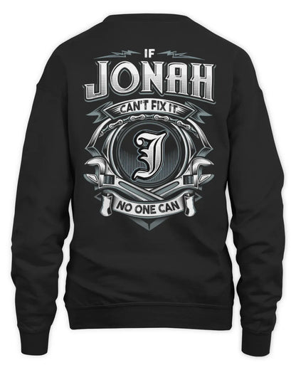 JONAH AP81-K4-626 - Personalized Ahmed Quote Apparel “If Ahmed Can't Fix It, No One Can” - Unisex Sweatshirt - Black