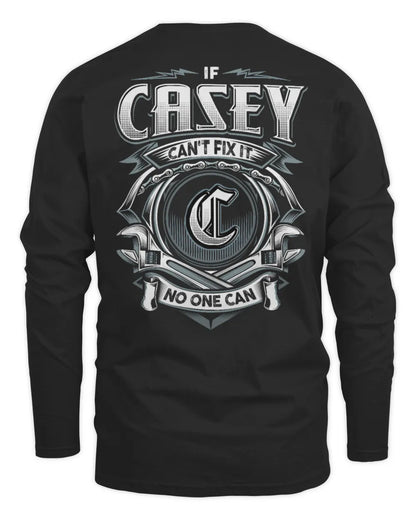 CASEY AP81-K4-626 - Personalized Ahmed Quote Apparel “If Ahmed Can't Fix It, No One Can” - Men's Long Sleeved T-Shirt - Black