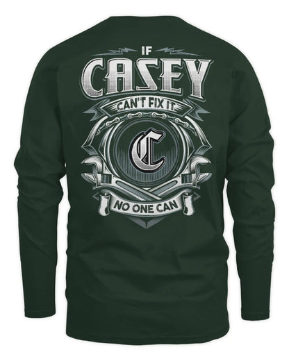 CASEY AP81-K4-626 - Personalized Ahmed Quote Apparel “If Ahmed Can't Fix It, No One Can” - Men's Long Sleeved T-Shirt - Forest Green