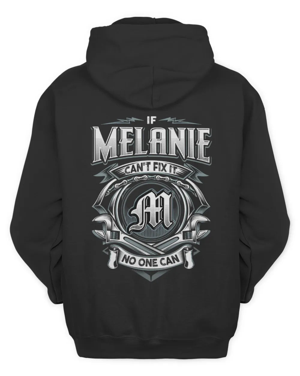 MELANIE AP81-K4-626 - Personalized Ahmed Quote Apparel “If Ahmed Can't Fix It, No One Can” - Unisex Hoodie - Black