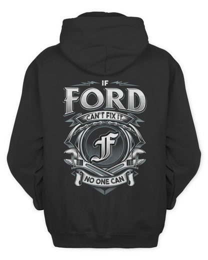 FORD AP81-K4-626 - Personalized Ahmed Quote Apparel “If Ahmed Can't Fix It, No One Can” - Unisex Hoodie - Black