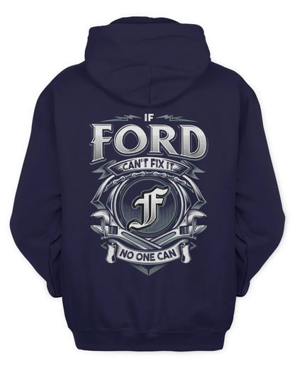 FORD AP81-K4-626 - Personalized Ahmed Quote Apparel “If Ahmed Can't Fix It, No One Can” - Unisex Hoodie - Navy