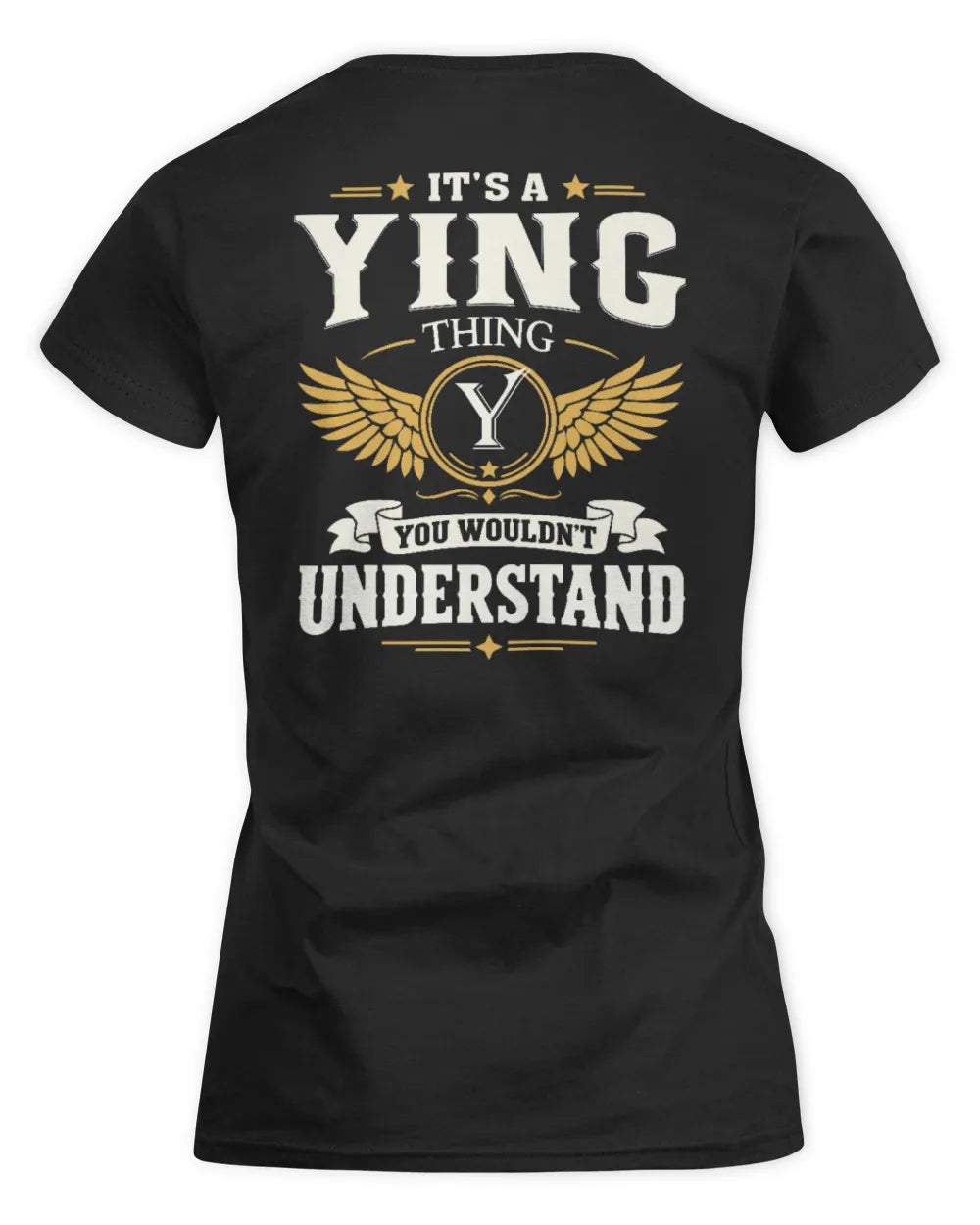 YING KT06-M008 It’s a [NAME] Thing – You Wouldn’t Understand | Personalized Vintage T-Shirt - Women's Standard T-Shirt - Black