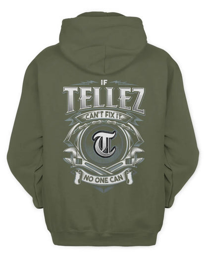 TELLEZ AP81-K4-626 - Personalized Ahmed Quote Apparel “If Ahmed Can't Fix It, No One Can” - Unisex Hoodie - Military Green