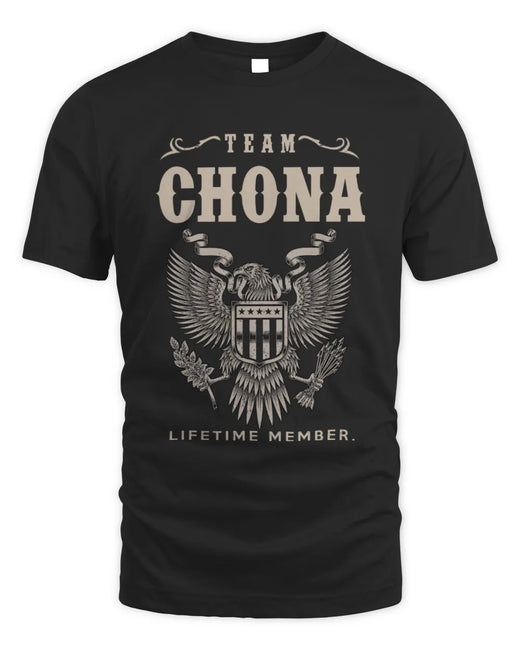 CHONA TP06-K82 – Personalized Classic Style Apparel “Team NAME Lifetime Member”