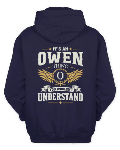 OWEN KT06-M008 It’s a [NAME] Thing – You Wouldn’t Understand | Personalized Vintage T-Shirt - Unisex Hoodie - Navy