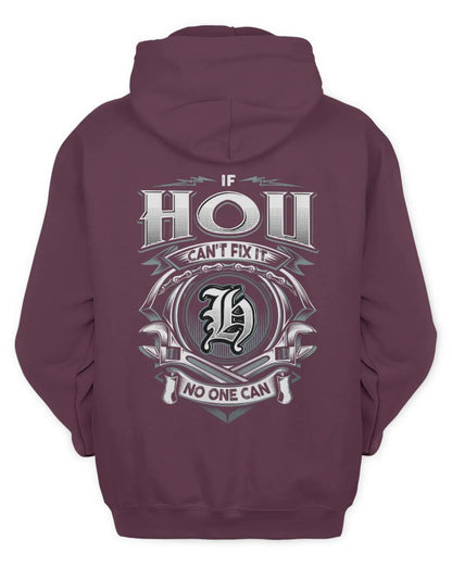 HOU AP81-K4-626 - Personalized Ahmed Quote Apparel “If Ahmed Can't Fix It, No One Can” - Unisex Hoodie - Maroon