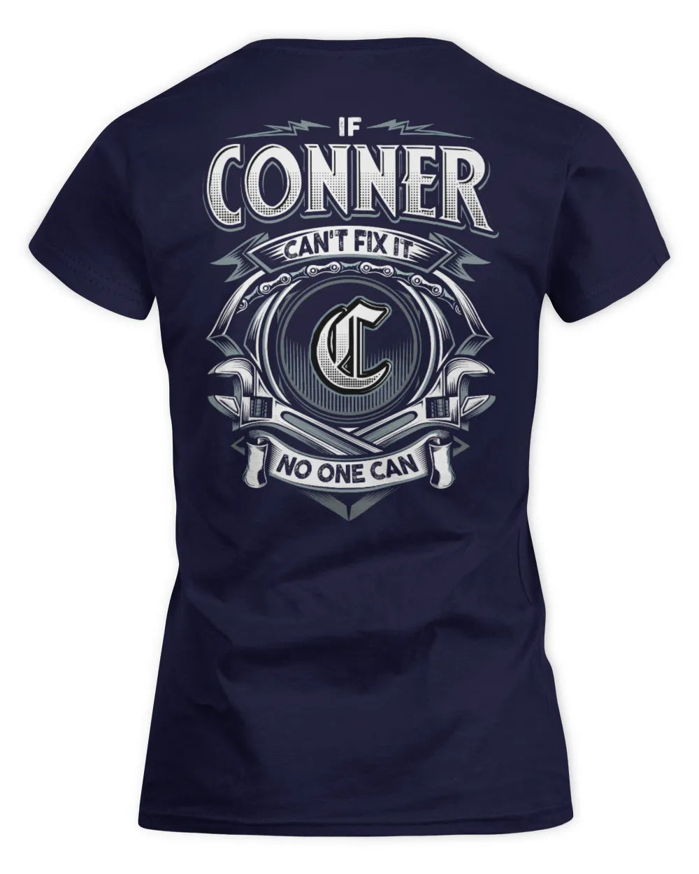 CONNER AP81-K4-626 - Personalized Ahmed Quote Apparel “If Ahmed Can't Fix It, No One Can” - Women's Standard T-Shirt - Navy