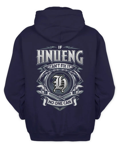 HNUENG AP81-K4-626 - Personalized Ahmed Quote Apparel “If Ahmed Can't Fix It, No One Can” - Unisex Hoodie - Navy