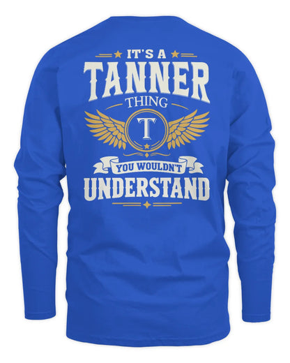 TANNER KT06-M008 It’s a [NAME] Thing – You Wouldn’t Understand | Personalized Vintage T-Shirt - Men's Long Sleeved T-Shirt - Royal