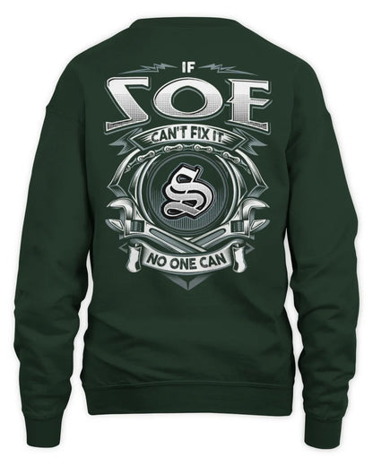 SOE AP81-K4-626 - Personalized Ahmed Quote Apparel “If Ahmed Can't Fix It, No One Can” - Unisex Sweatshirt - Forest Green