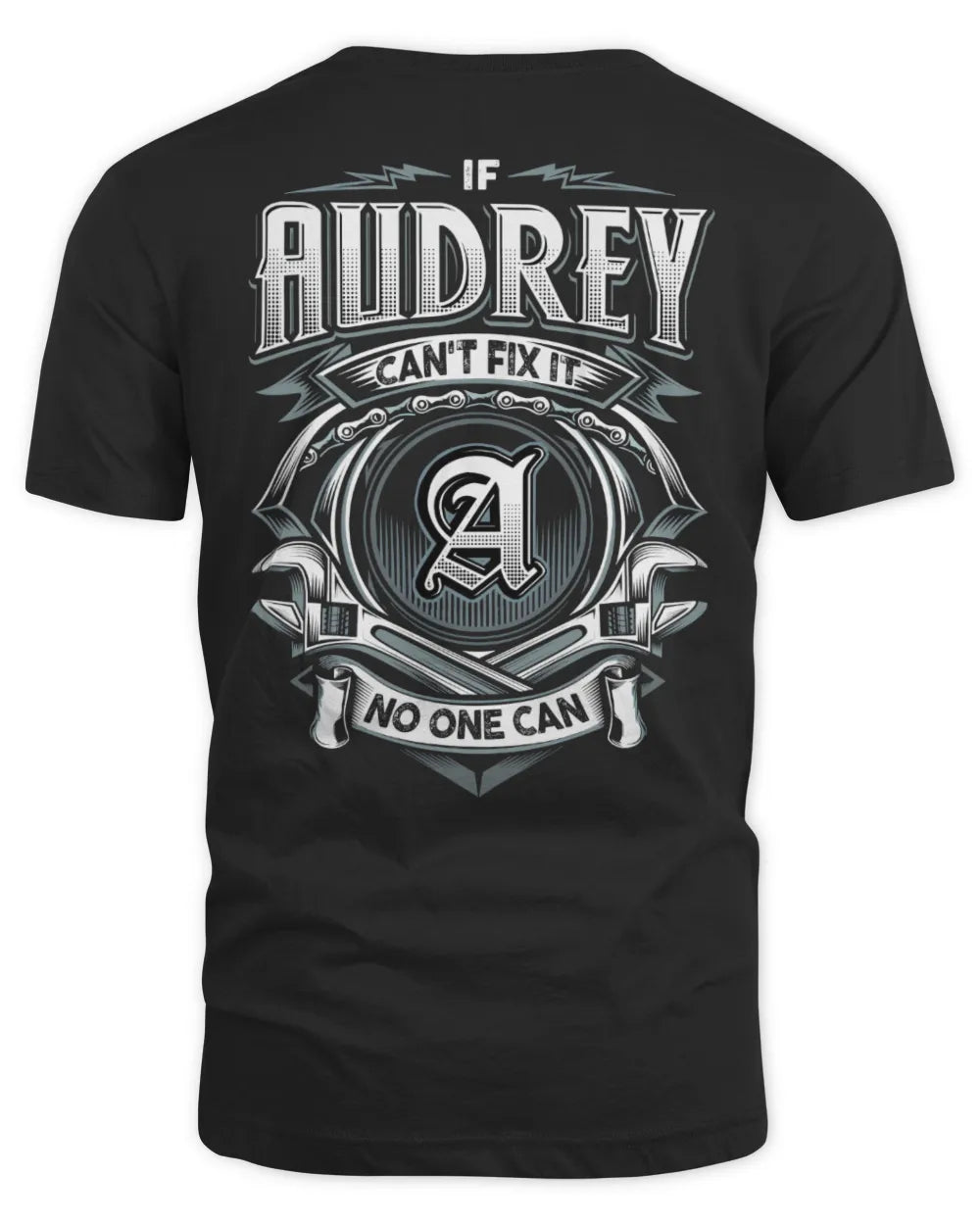 AUDREY AP81-K4-626 - Personalized Ahmed Quote Apparel “If Ahmed Can't Fix It, No One Can” - Unisex Standard T-Shirt - Black