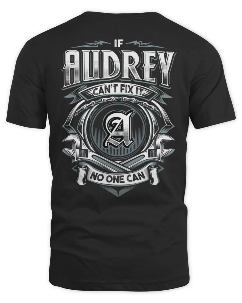 AUDREY AP81-K4-626 - Personalized Ahmed Quote Apparel “If Ahmed Can't Fix It, No One Can” - Unisex Standard T-Shirt - Black