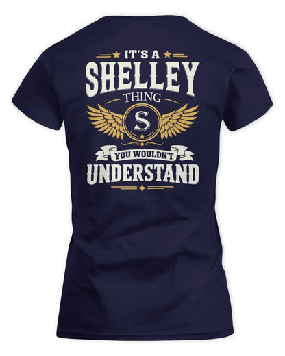 SHELLEY KT06-M008 It’s a [NAME] Thing – You Wouldn’t Understand | Personalized Vintage T-Shirt - Women's Standard T-Shirt - Navy